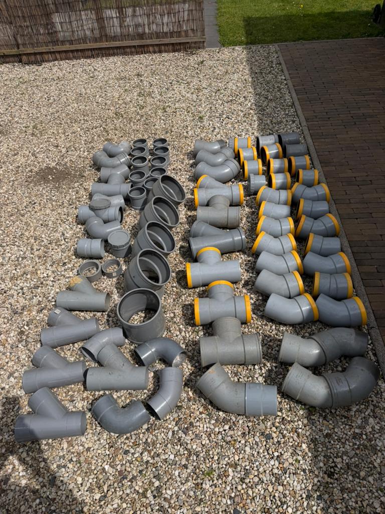 PVC 125mm hulpstukken, Ophalen, Bochten, Pvc, Minder dan 2 meter