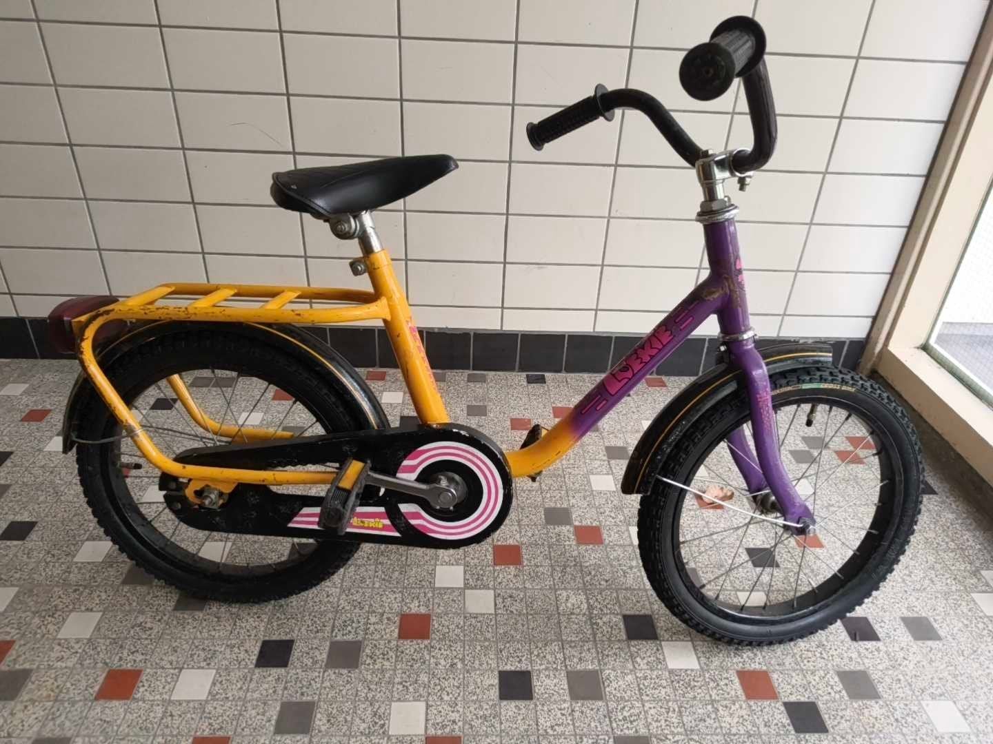 Kinderfiets 16inch Loeki, Ophalen, Gebruikt, 16 tot 20 inch