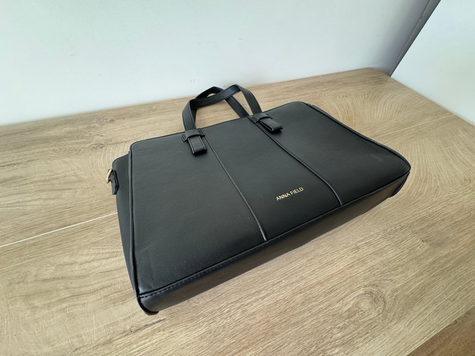 Anna Field laptoptas / schoudertas zwart, Sieraden, Tassen en Uiterlijk, Ophalen of Verzenden, Zo goed als nieuw, Zwart, Schoudertasje
