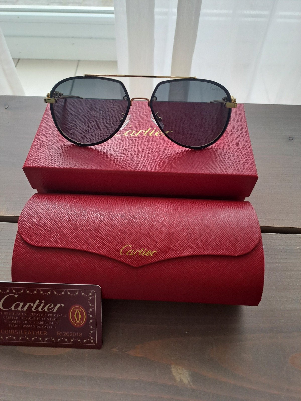 Cartier Zonnebril Nieuw!, Ophalen of Verzenden, Nieuw, Overige merken