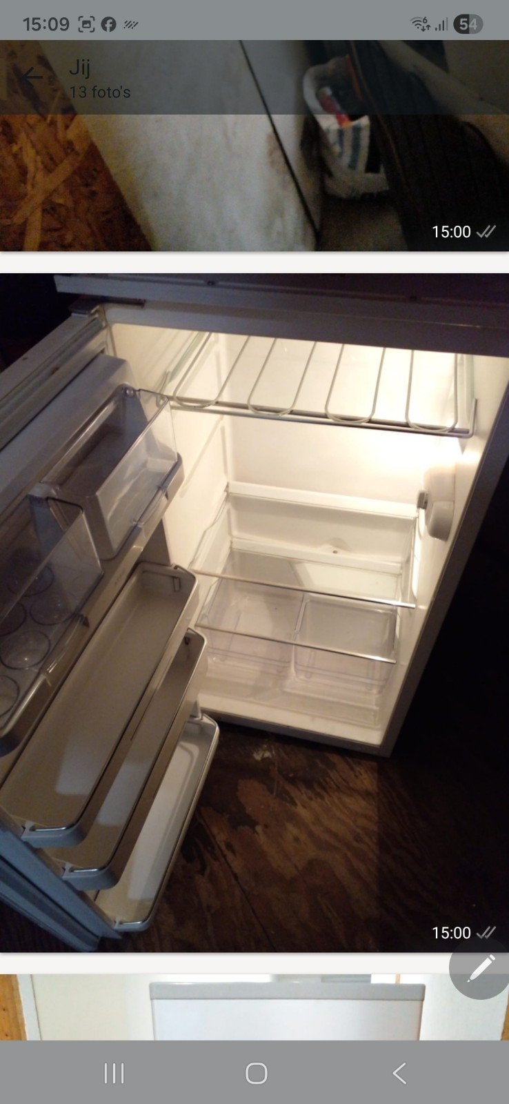Inbouw koelkast en vriezer ATAG tafelmodel, goed werkend, Witgoed en Apparatuur, Ophalen of Verzenden, Gebruikt, Met aparte vriezer
