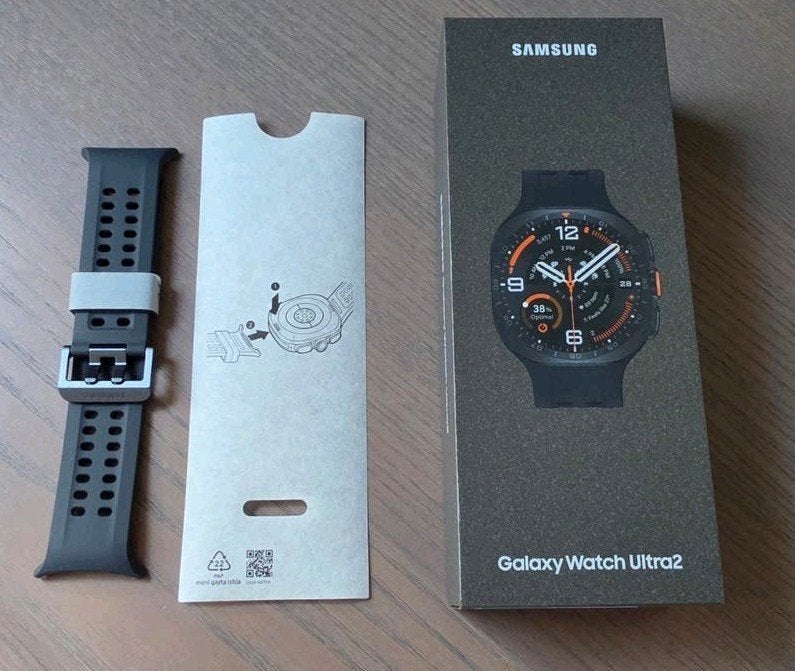 Zwart Origineel Bandje voor Samsung Galaxy Watch Ultra 1&2, Ophalen of Verzenden, Nieuw, Zwart