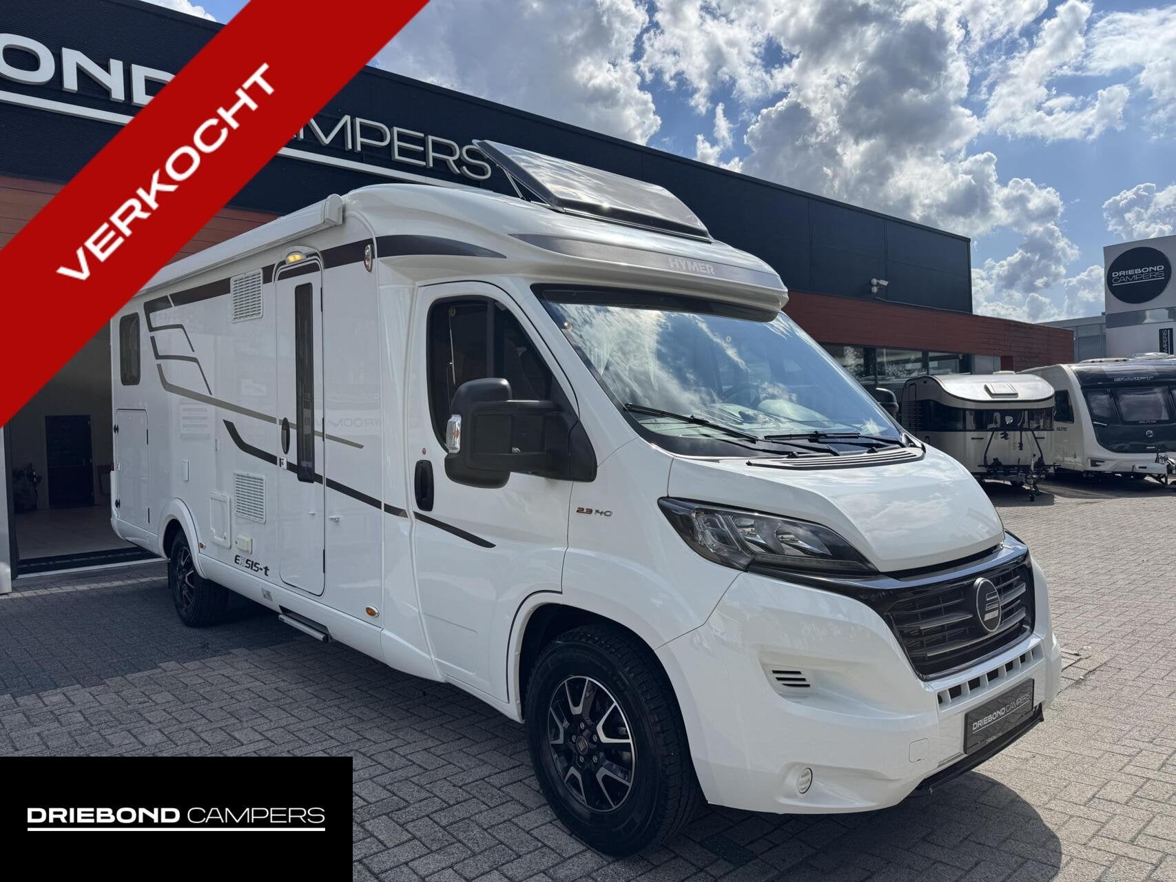 Hymer EXT 678 9T-Automaat Enkele Bedden Luifel Lpg Zonnepane, Caravans en Kamperen, Campers, Automaat, Airbags, 7 tot 8 meter