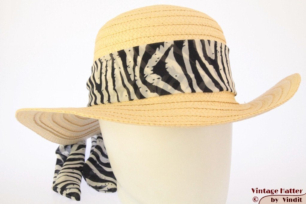 Dames floppy strandhoed Hawkins geel zebra sjaaltje 54-57, Kleding | Dames, Hawkins, Nieuw, Pet, One size fits all