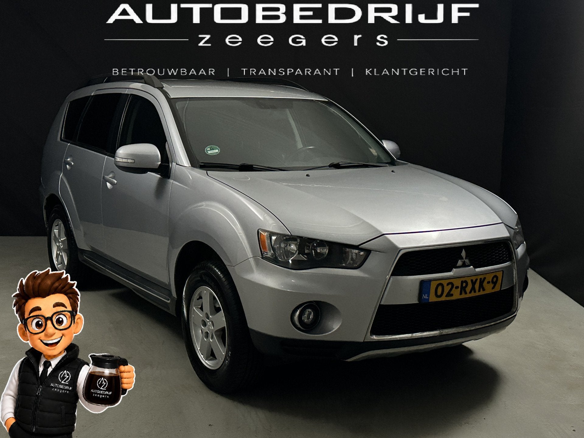 Mitsubishi Outlander 2.0 Intro Edition *Navi*AC*Automaat*, Auto's, 4 cilinders, Multifunctioneel stuurwiel, Origineel Nederlands