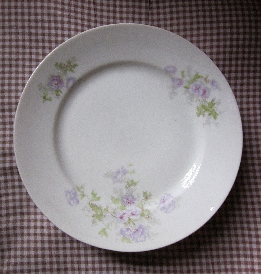5 borden ct altwasser silesia 21 cm diameter wit bloemen oma, Ophalen of Verzenden