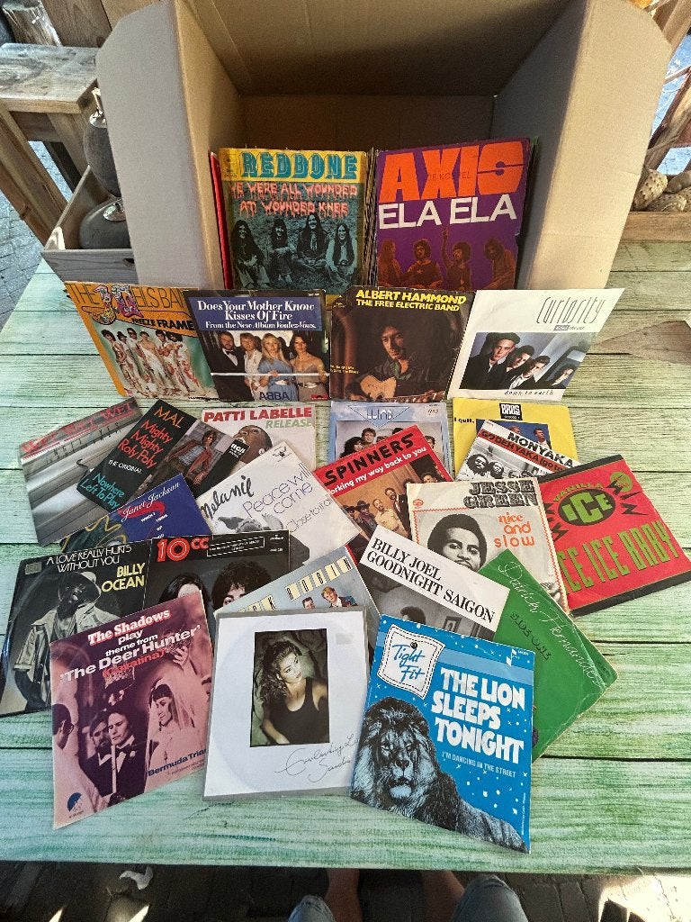 partij singles... 210 stuks...jaren 70/80, Gebruikt, 7 inch, Single, 1970 - 1979