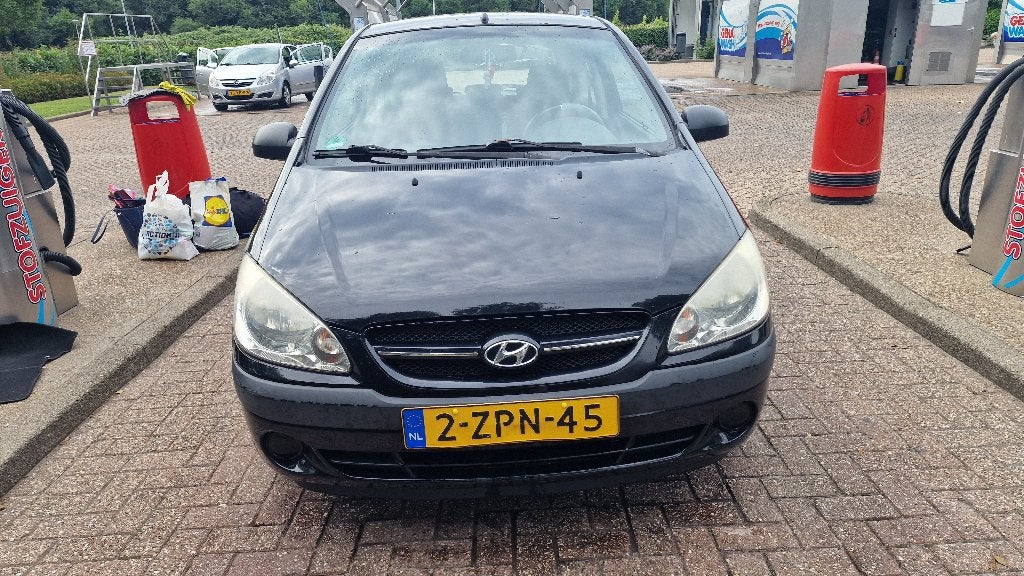 Hyundai Getz 1.1 3DRS 2008 Zwart, 4 cilinders, Zwart, Overige kleuren, Handgeschakeld