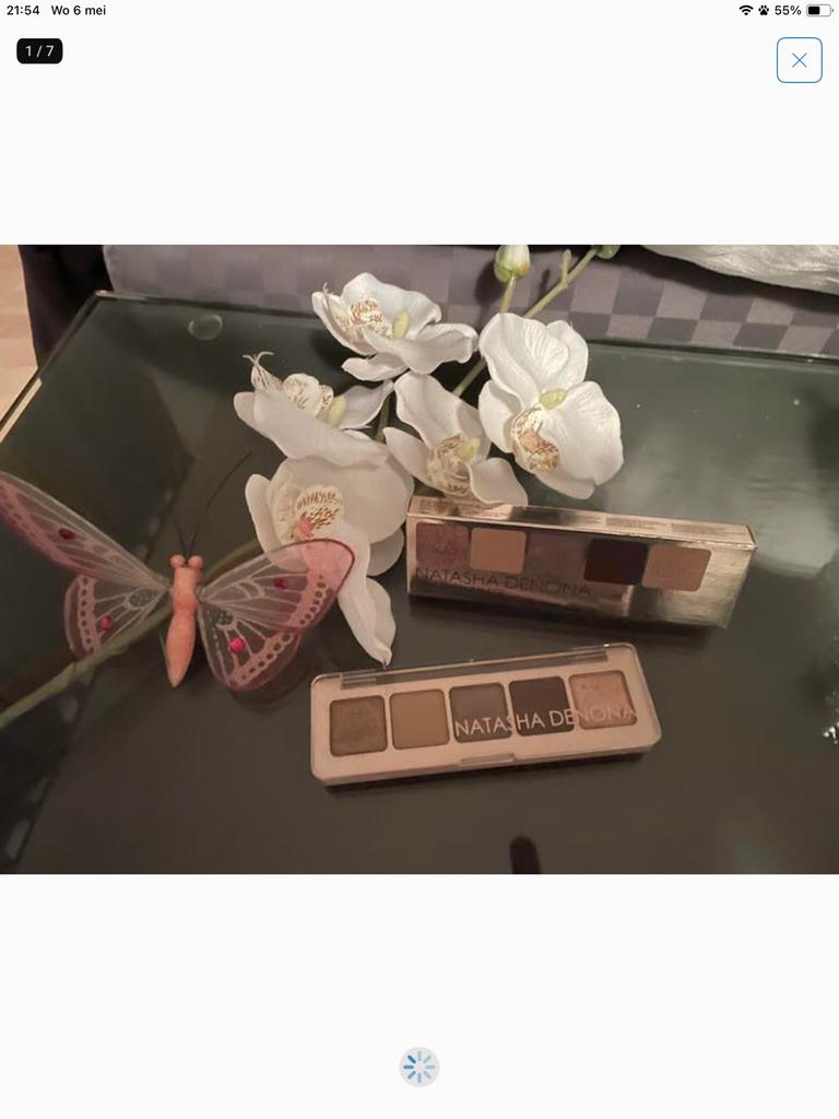 Natasha Denona mini Glam palette, Ophalen of Verzenden, Zo goed als nieuw, Ogen