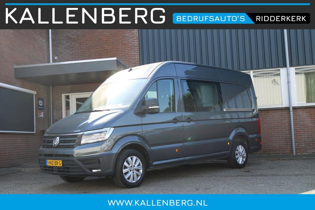 Volkswagen Crafter 35 2.0 TDI L3H3 DC / 6 pers / AUTOMAAT /, Auto's, Bestelauto's, Gebruikt, 4 cilinders, Volkswagen, 3000 kg