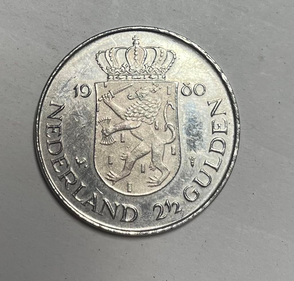 2,5 gulden Nederland 1980, Ophalen of Verzenden, Koningin Juliana, 2½ gulden