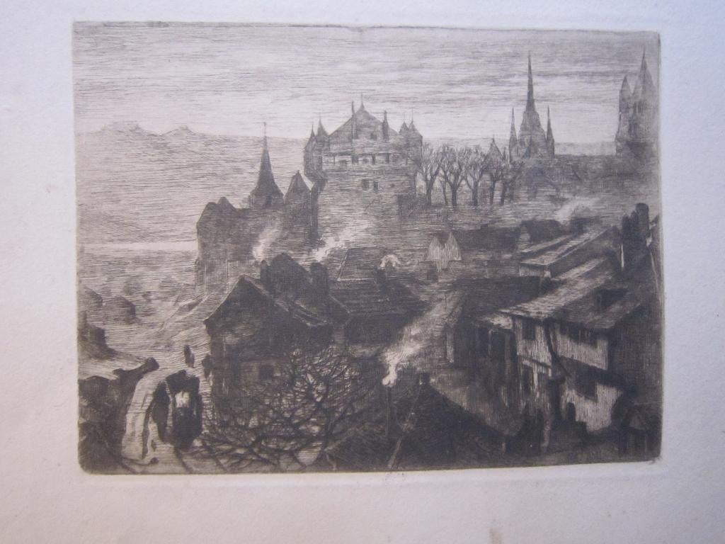 LOSSE GRAVURE CITY OF ROME, Ophalen of Verzenden, Gravure