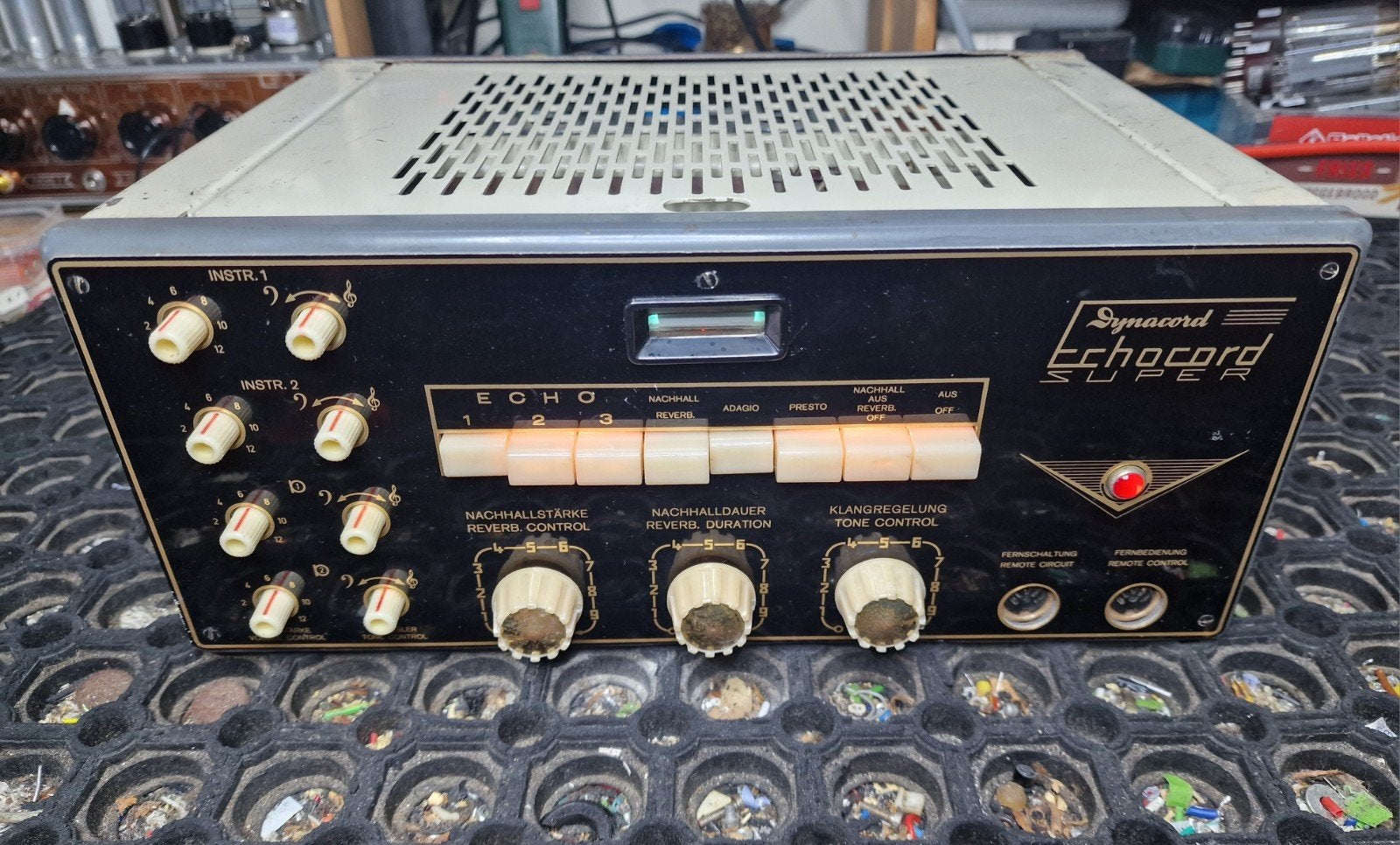 Dynacord Echocord S62 bandecho. Volledig buizen, jaren "60, Ophalen of Verzenden, Gebruikt