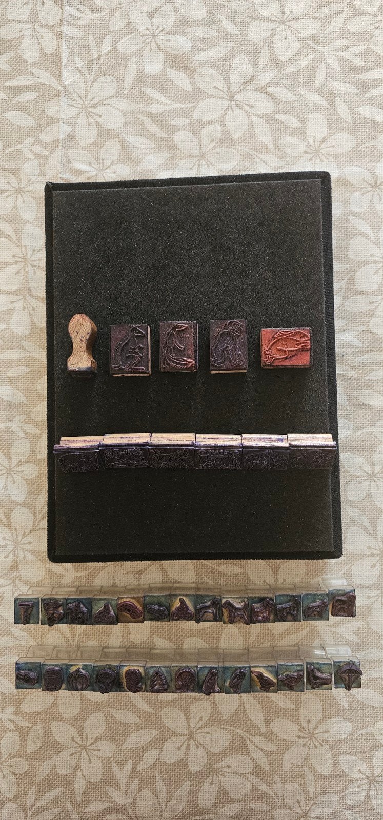 Vintage School Stempels, Hobby en Vrije tijd, Stempelen, Ophalen of Verzenden, Gebruikt, Houten stempel