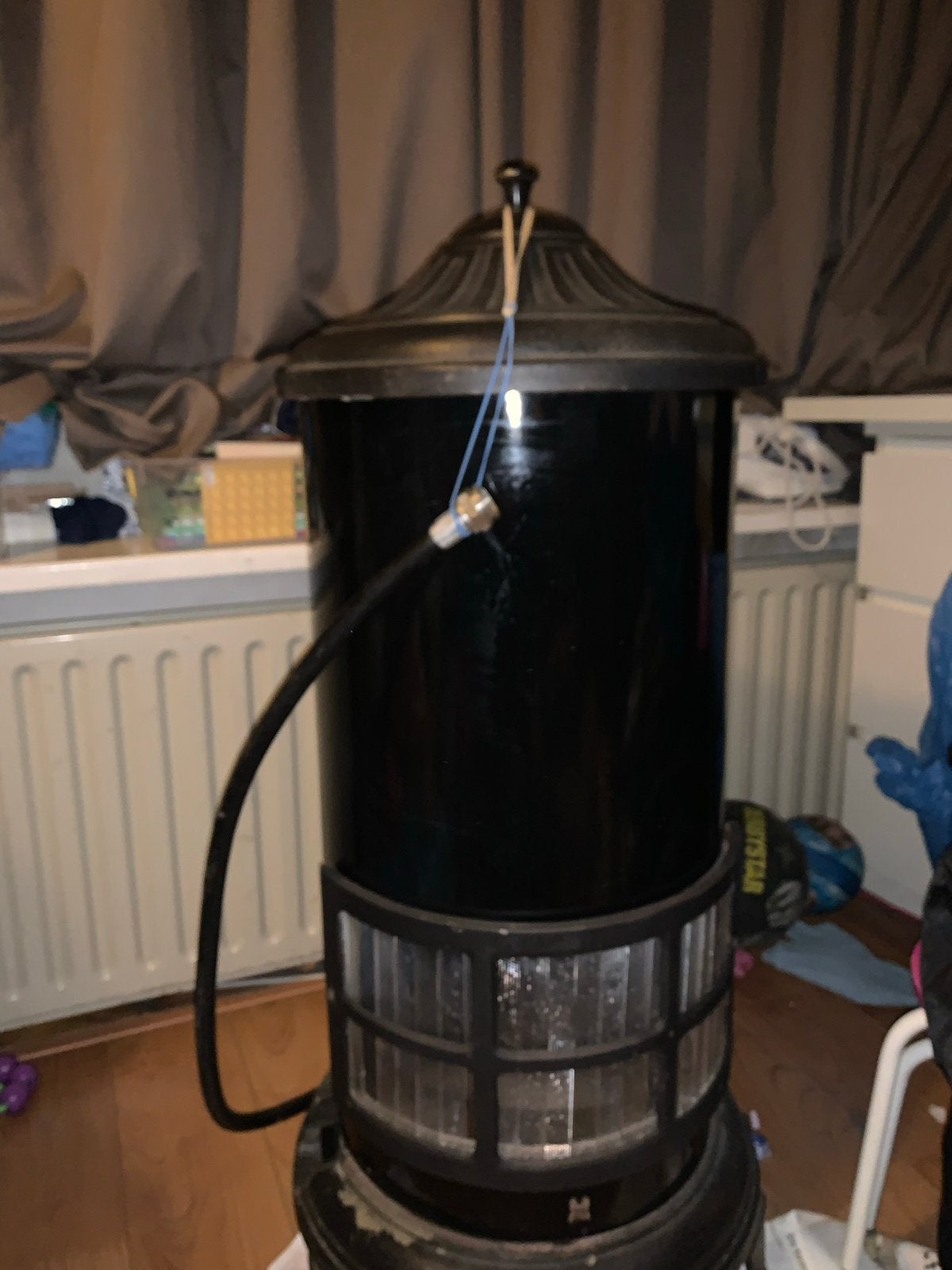 Zwarte gaskachel. Vrijstaand en Gebruikt, Gebruikt, Overige brandstoffen, Petroleumkachel, Ophalen of Verzenden