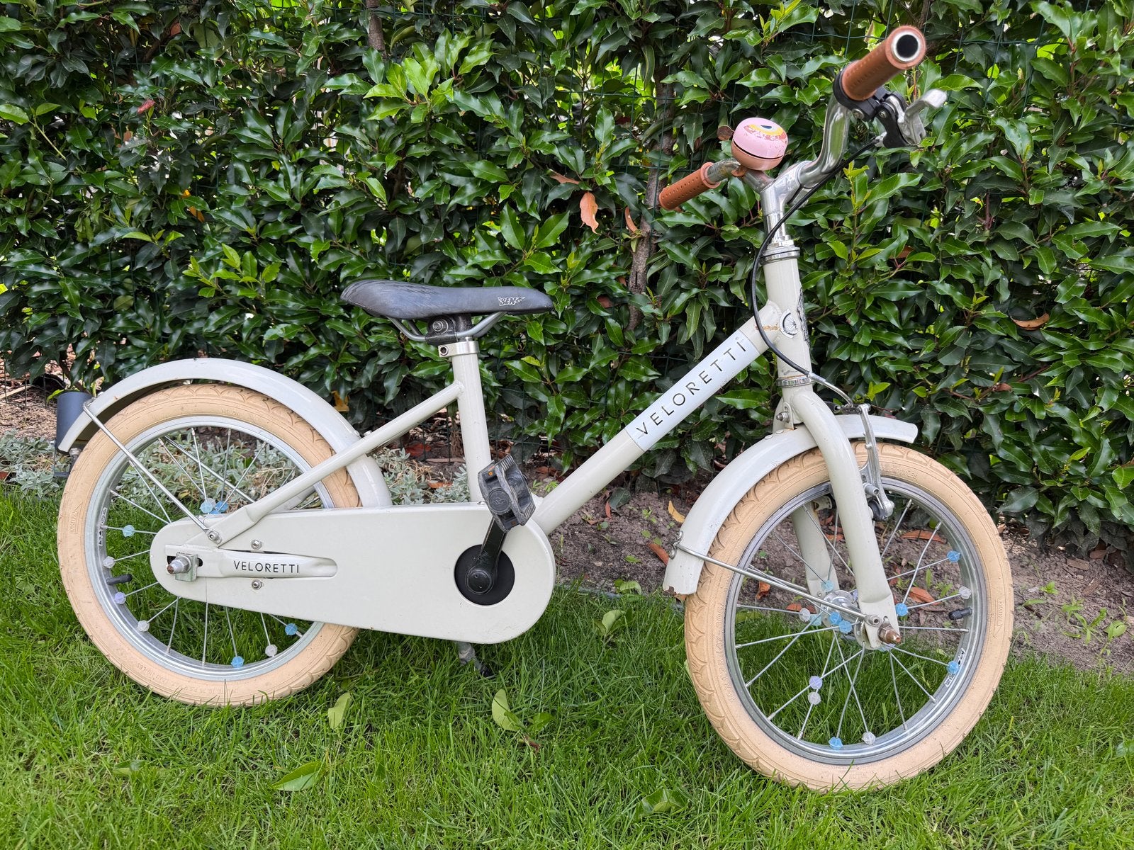 Veloretti kinderfiets 16 inch, Ophalen, Zo goed als nieuw, Terugtraprem, 16 tot 20 inch