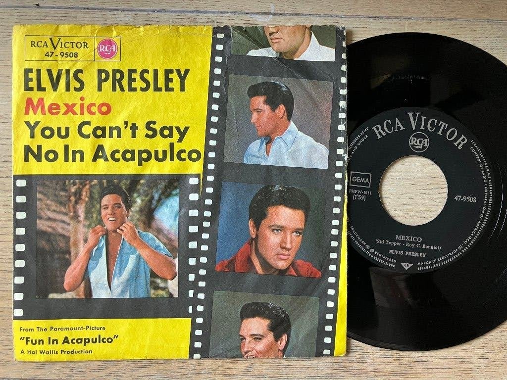 Elvis Presley, Gebruikt, 7 inch, Ophalen of Verzenden, Pop
