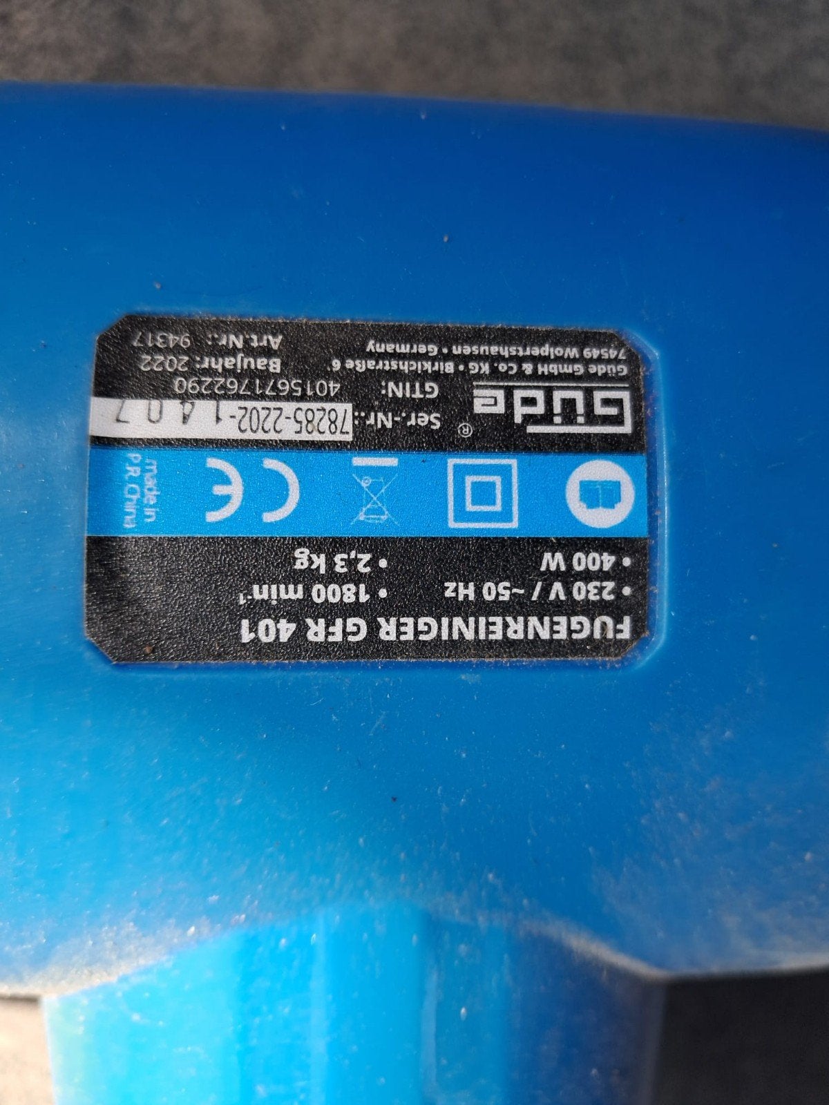 Güde Fugenreiniger GFR 401 - Elektrische Voegenreiniger, Tuin en Terras, Ophalen of Verzenden