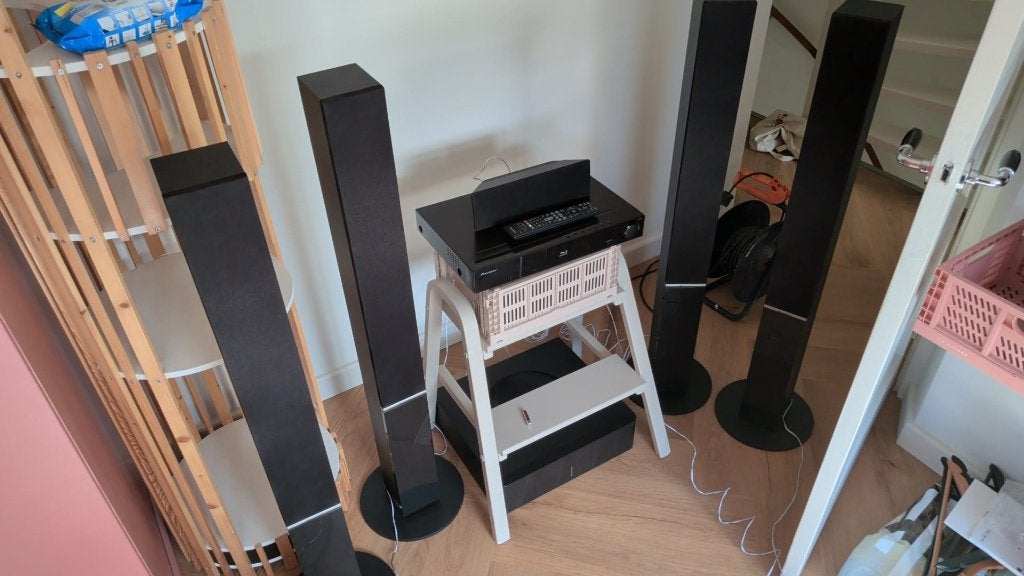 Pioneer XV-BD707, Ophalen, Gebruikt, Blu-ray-speler, 70 watt of meer