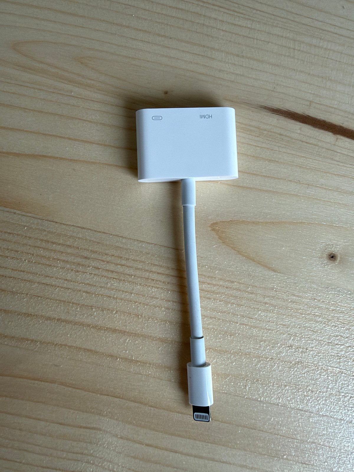 Originele Apple Lightning naar HDMI Adapter - Wit, Ophalen of Verzenden, Zo goed als nieuw, Minder dan 2 meter, HDMI-kabel