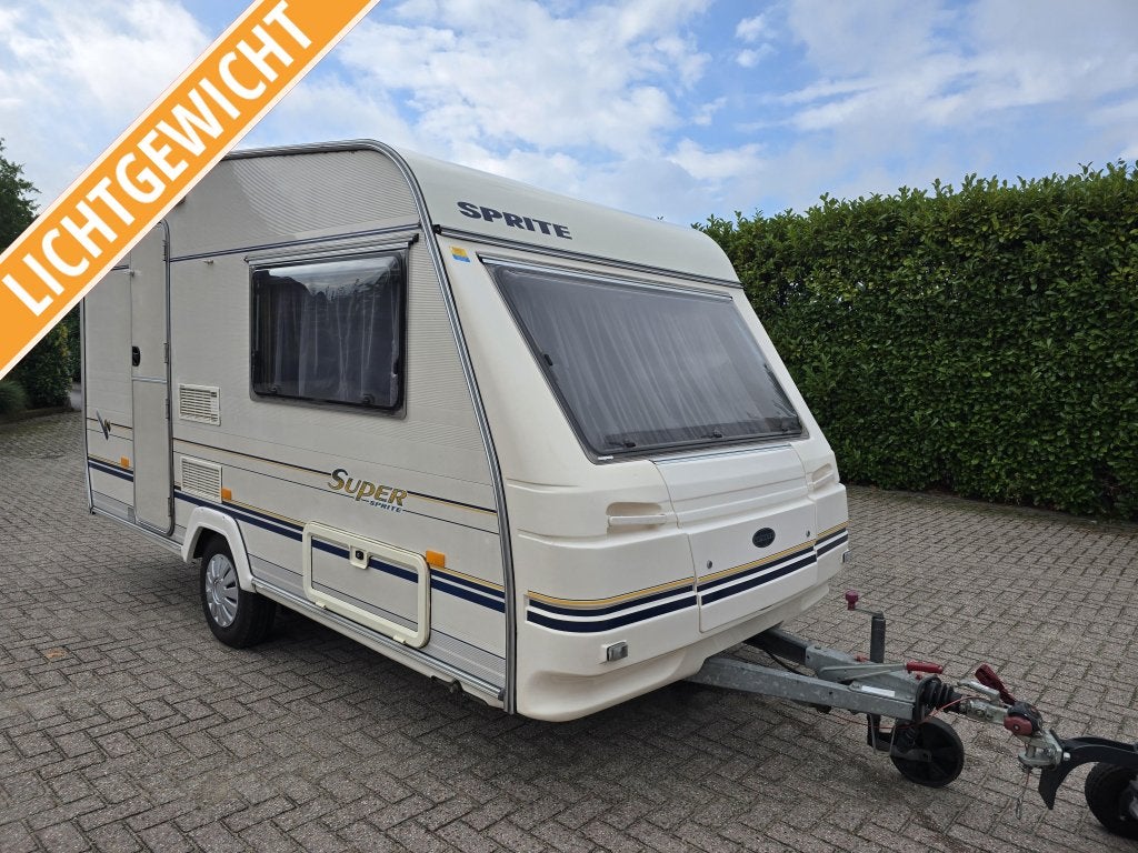 Sprite Super 390 Voortent Fietsendrager zeer nette staat, Tot en met 2, Bedrijf, Treinzit, Schokbreker
