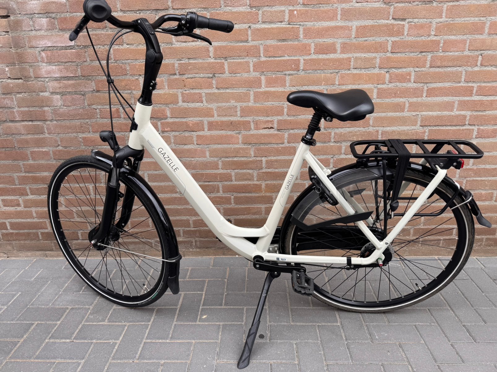 Gazelle orange c7+ dames 53, Ophalen, 53 tot 56 cm, Versnellingen, Zo goed als nieuw