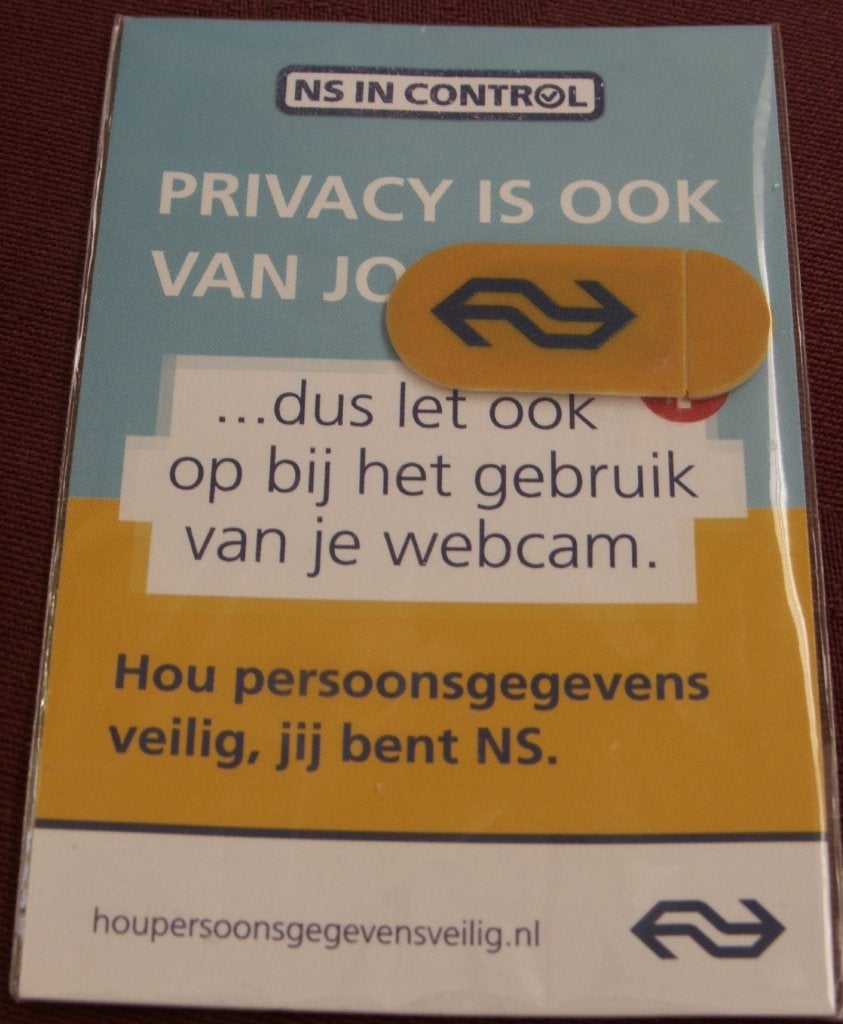 NS webcamcover met NS logo, Ophalen of Verzenden, Nieuw, Trein, Boek of Tijdschrift