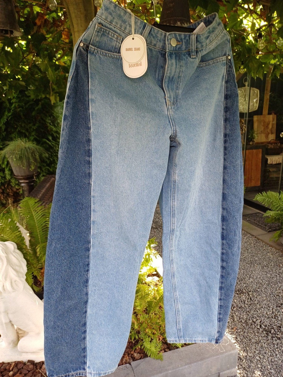 Spijkerbroek Redial Barrel Jeans, Blauw, Redial Barrel Jeans, Nieuw, Ophalen of Verzenden
