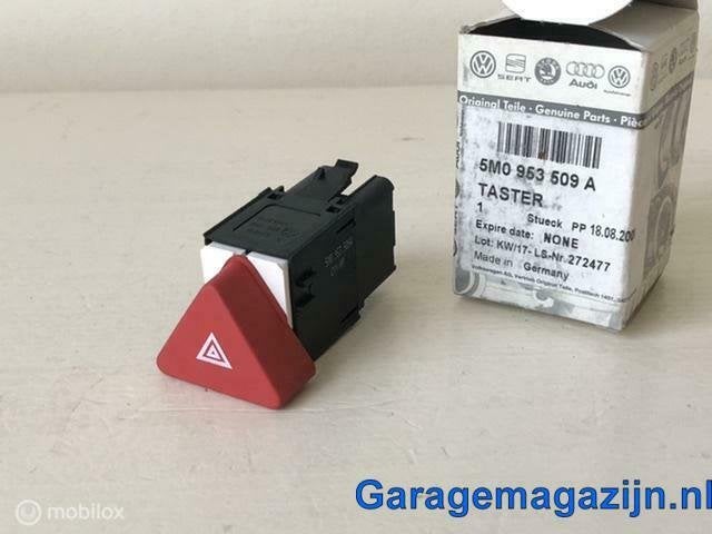 Alarmlichtschakelaar  Volkswagen Golf Plus 5M1 5M0953509A, Nieuw, Ophalen of Verzenden