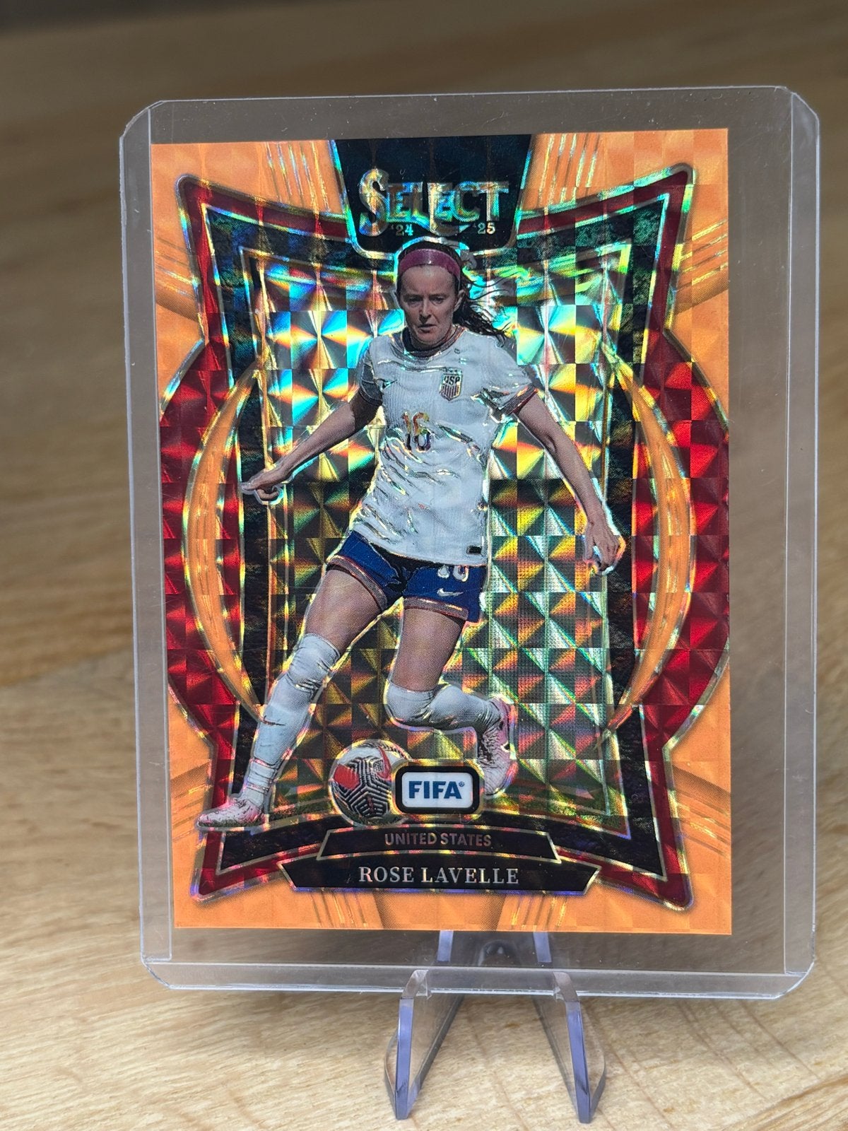 Rose Lavelle FIFA Women's World Cup 2023 Panini Prizm kaart, Ophalen of Verzenden, Zo goed als nieuw, Overige sporten, Spelerskaart