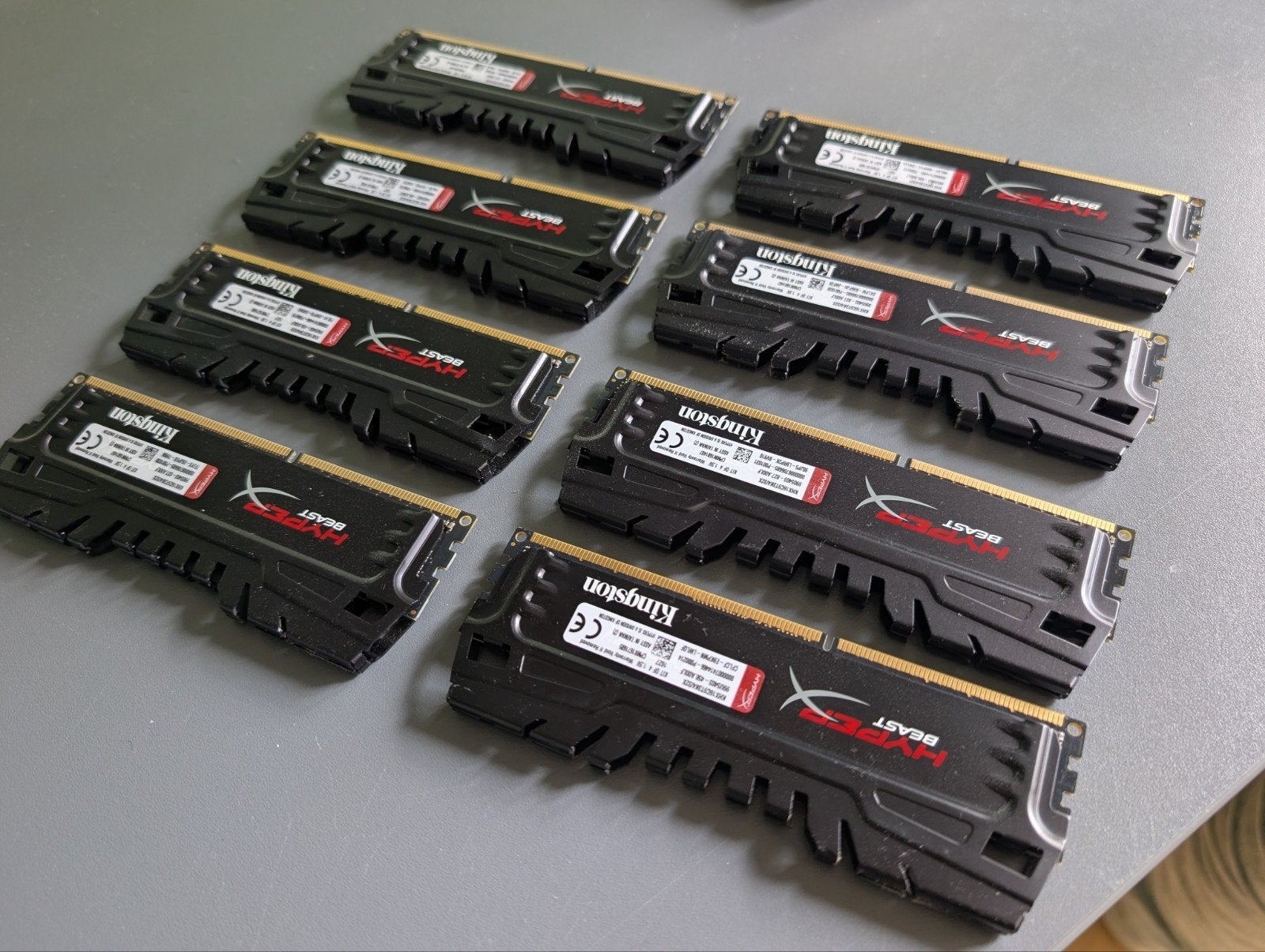 Kingston HyperX Beast DDR3 RAM - 64GB Kit (8x8GB), Computers en Software, Gebruikt, DDR3, Ophalen of Verzenden, Desktop