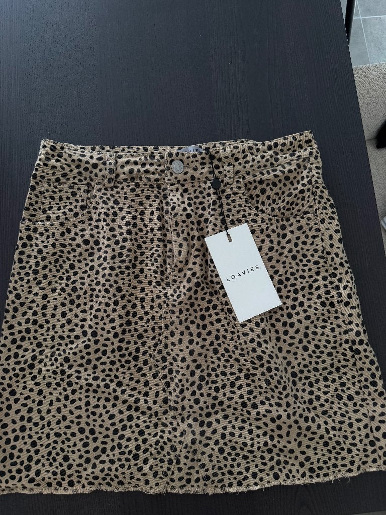 nieuwe loavies panterrok maat s, Beige, Nieuw, Ophalen of Verzenden, Loavies