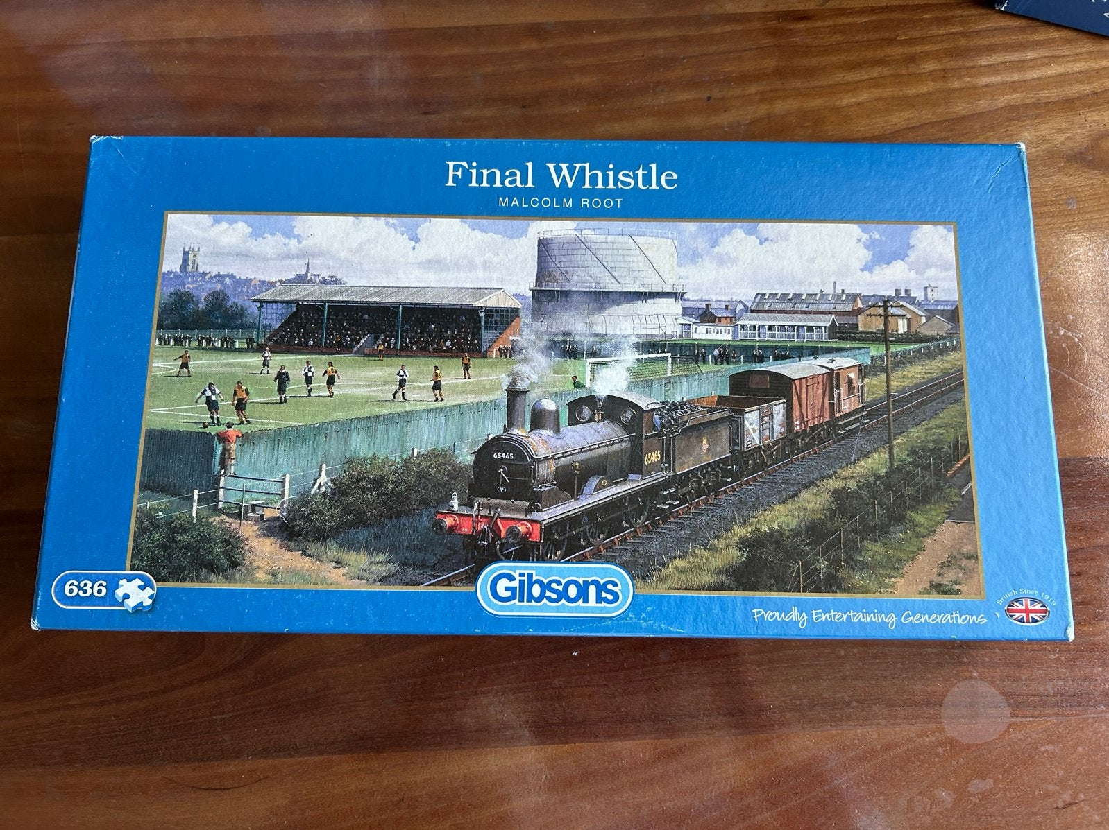 Gibsons Legpuzzel 'Final Whistle' - 636 stukjes, Ophalen of Verzenden, 500 t/m 1500 stukjes, Zo goed als nieuw, Legpuzzel