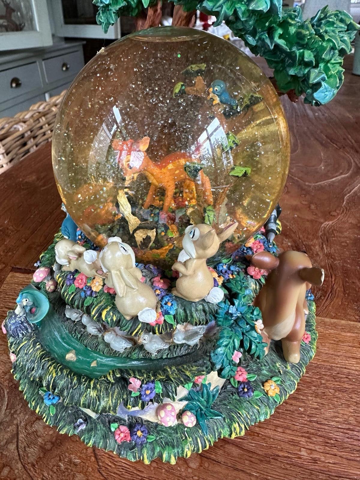 Disney speeldoos Bambi, Ophalen, Zo goed als nieuw, Beeldje of Figuurtje