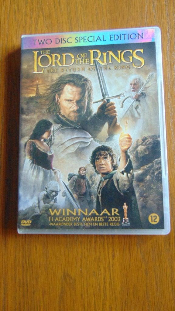 Lord of the rings the return of the king 2 disc edition dvd, Vanaf 12 jaar, Ophalen of Verzenden, Gebruikt
