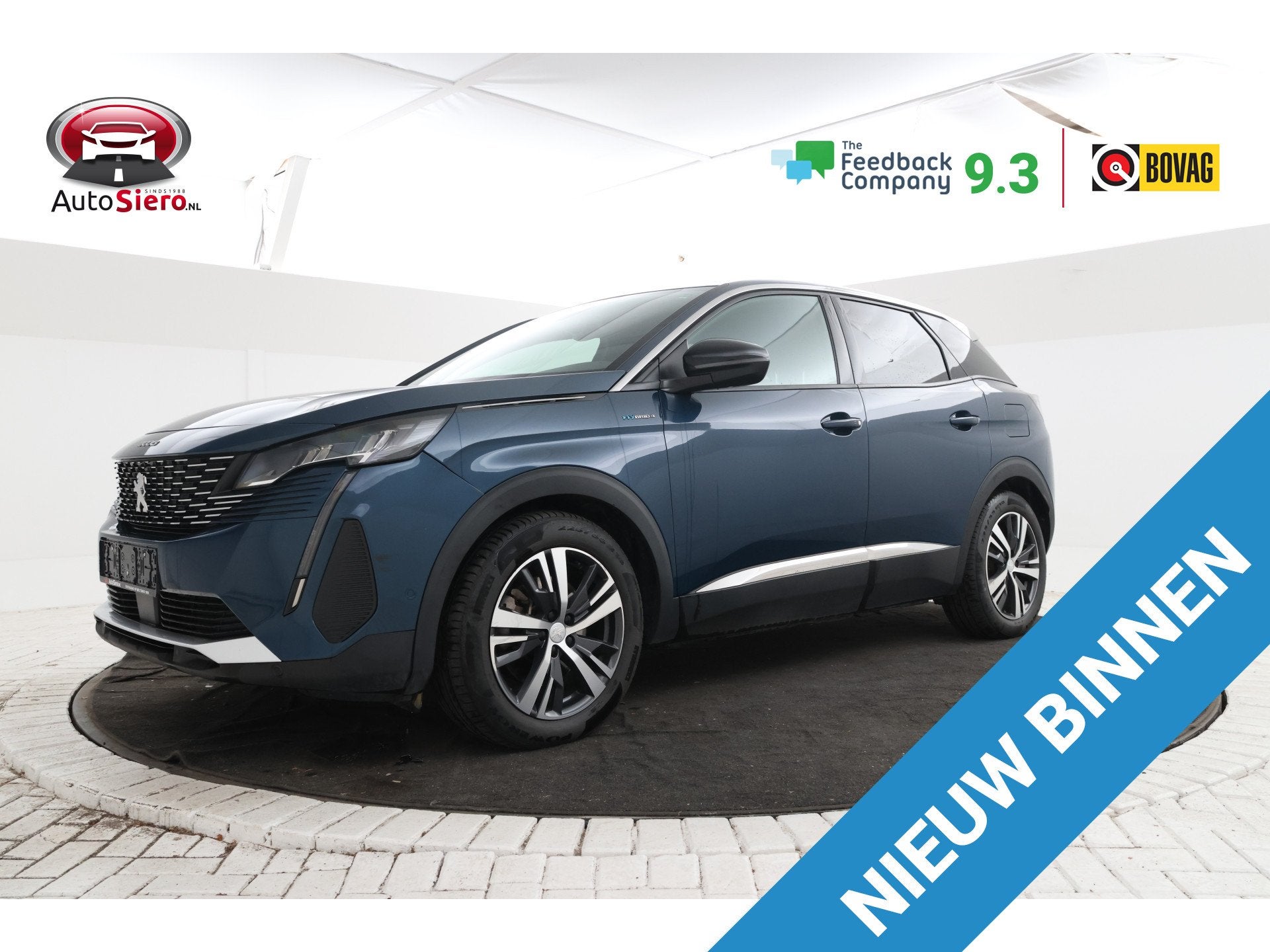Peugeot 3008 1.6 HYbrid 300 Allure Pack Business Apple carpl, Automaat, Euro 6, 4 cilinders, Met garantie (alle)