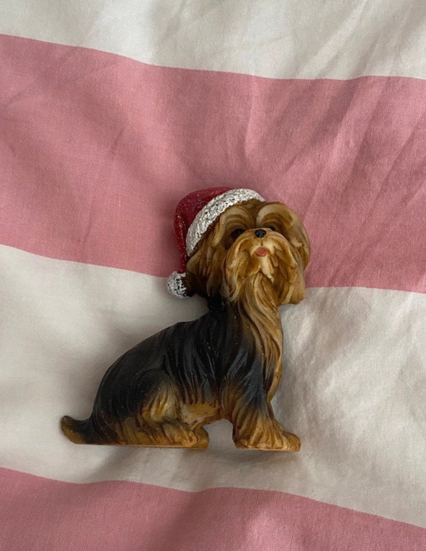 Honden kerst beeldje, Ophalen of Verzenden, Zo goed als nieuw, Dier