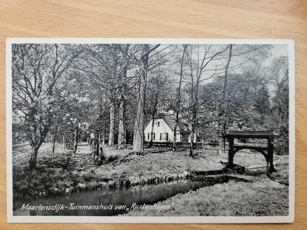 ansicht MAARTENSDIJK Rustenhoven, Verzamelen, Ansichtkaarten | Nederland, Utrecht, Voor 1920, Ophalen