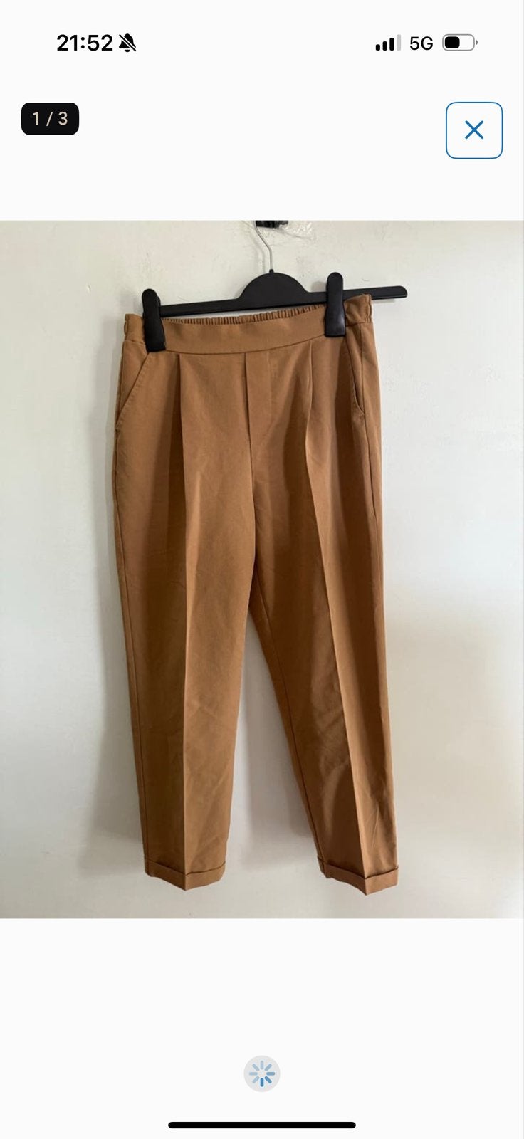 Pantalon janina 38, Maat 38/40 (M), Bruin, Ophalen of Verzenden, Zo goed als nieuw