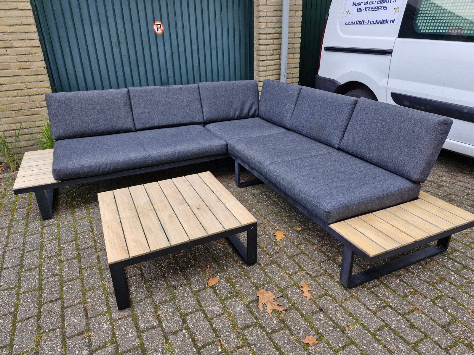 Intratuin loungeset, Ophalen, 5 zitplaatsen, Bank, Aluminium