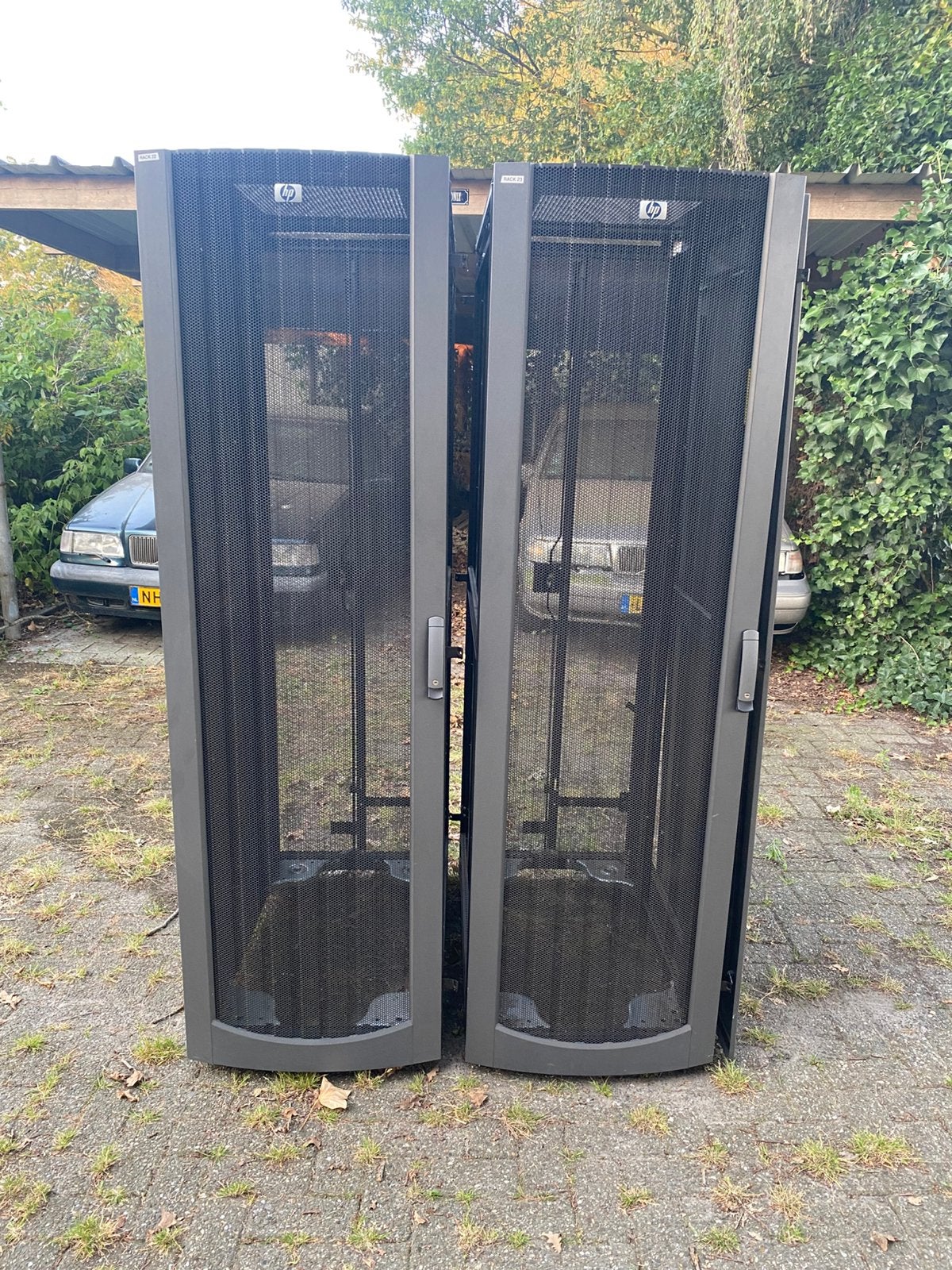 2 HP geschakelde serverkasten / serverrack 42u, Computers en Software, Serverkasten, Ophalen, Zo goed als nieuw