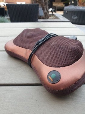 Zgan leuk verwarmend Massagekussen van het merk Medisana..., Ophalen of Verzenden, Zo goed als nieuw