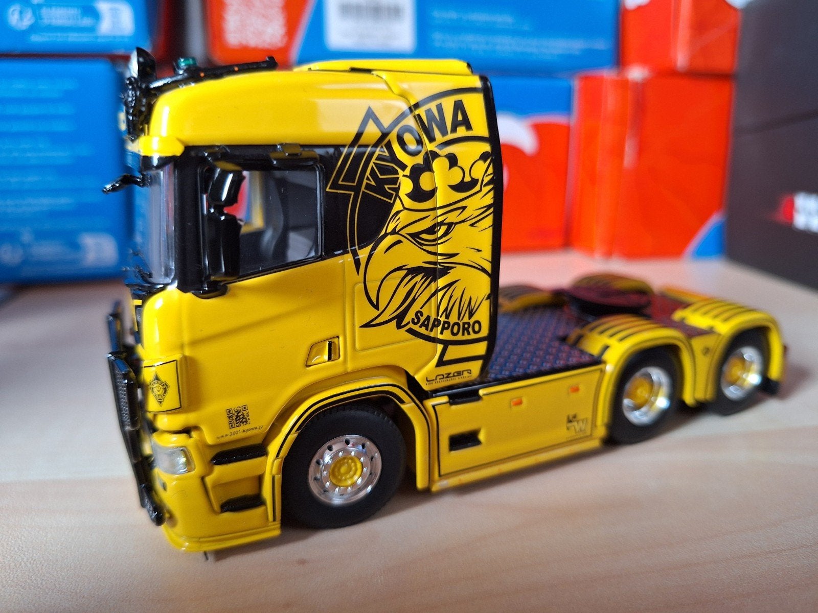 Sapporo Japan Kyowa Scania R650, Ophalen of Verzenden, Nieuw, Bus of Vrachtwagen, Wsi