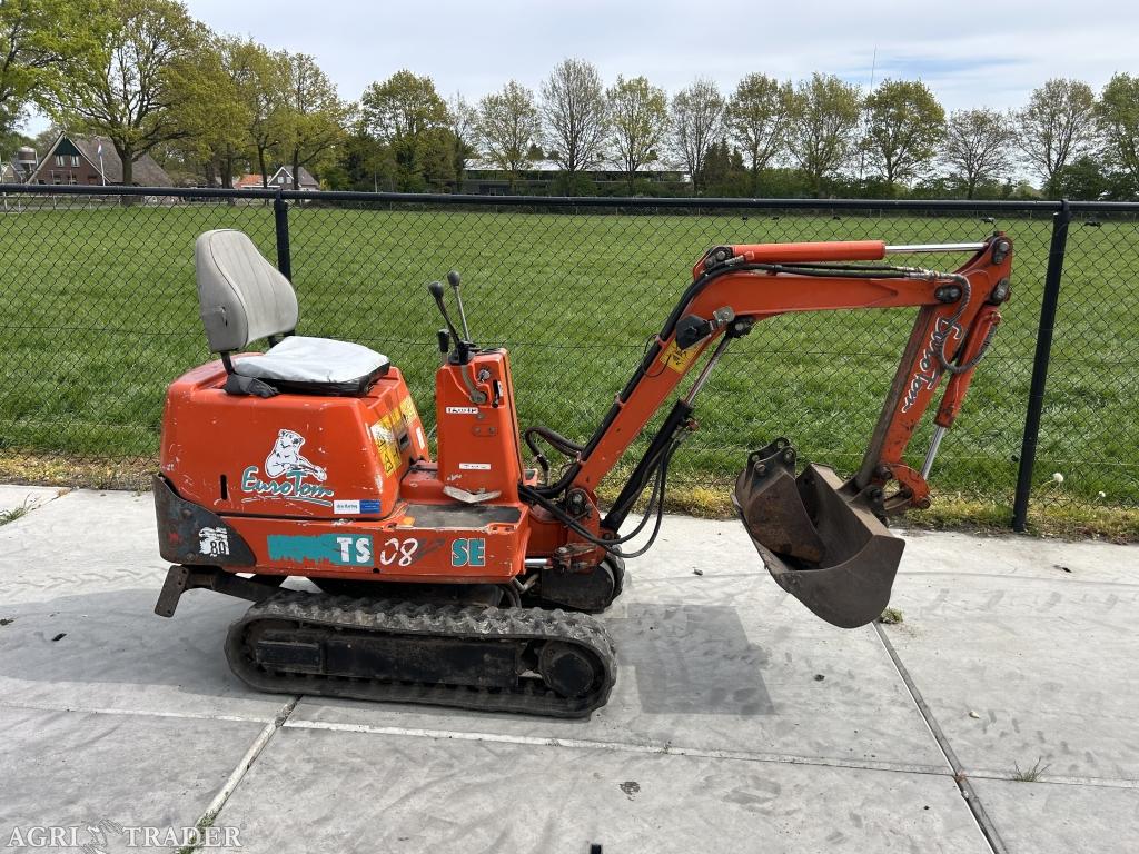 Euroton ts08 /kubota minigraver (marge), Zakelijke goederen, Machines en Bouw | Kranen en Graafmachines, Fw, Fw, Fw