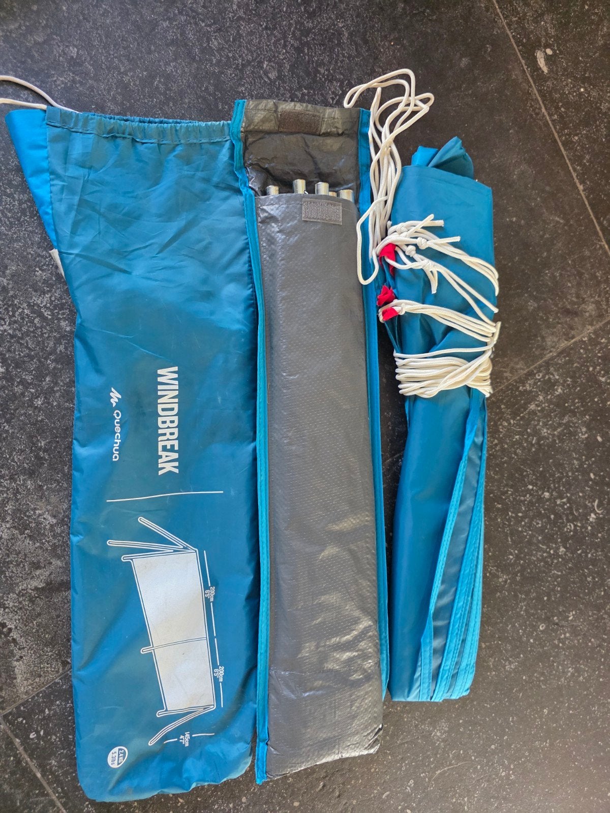 Quechua Windscherm - Ideaal voor camping en strand, Ophalen of Verzenden