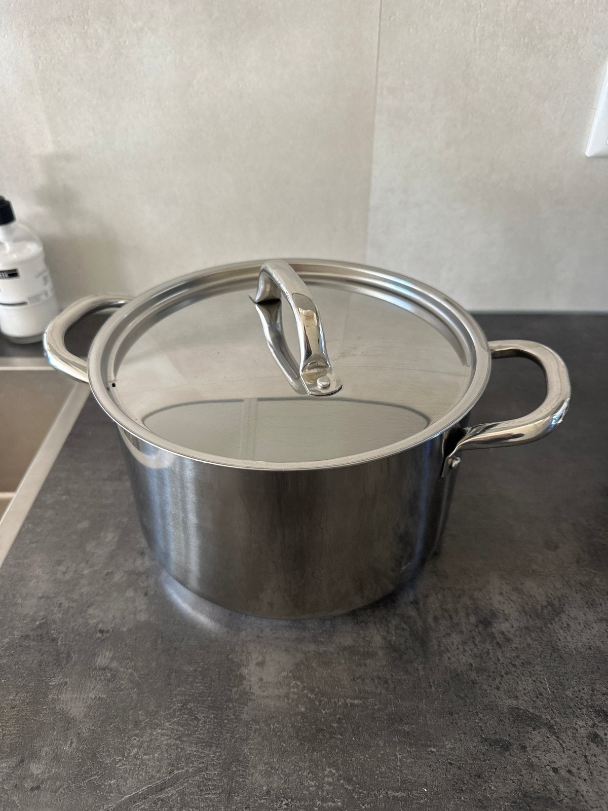 IKEA Kookpannen met deksel - RVS - 5L en 3L, Huis en Inrichting, Ophalen, Pannenset, Zo goed als nieuw, IKEA