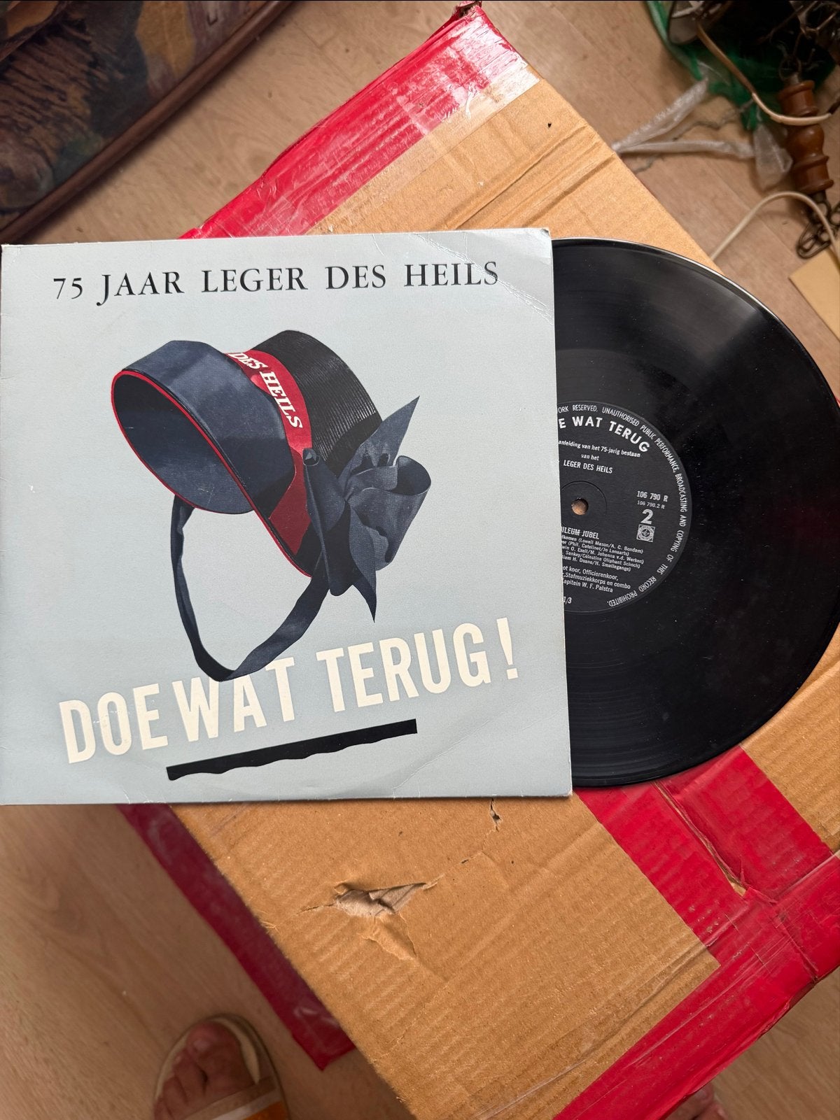 Leger des Heils - Doe Wat Terug! (75 Jaar), Gebruikt, Originele persing, 7 inch, Ophalen of Verzenden