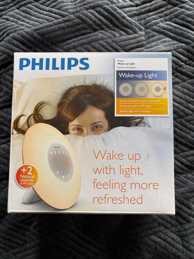 Philips Wake-up Light - Sunrise simulatie wekker, Ophalen of Verzenden, Nieuw, Digitaal