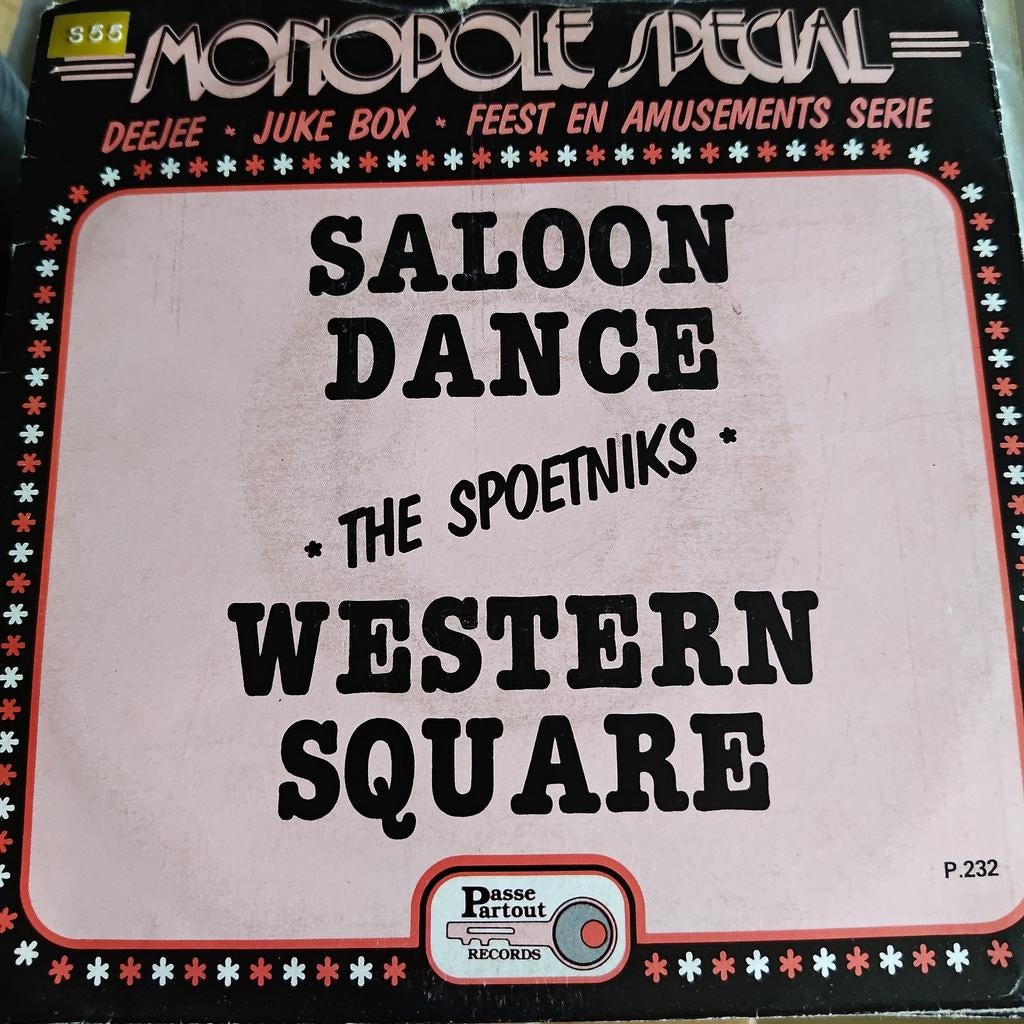 The Spoetniks - Saloon Dance / Western Square (Vinyl), Ophalen of Verzenden, Gebruikt, 7 inch