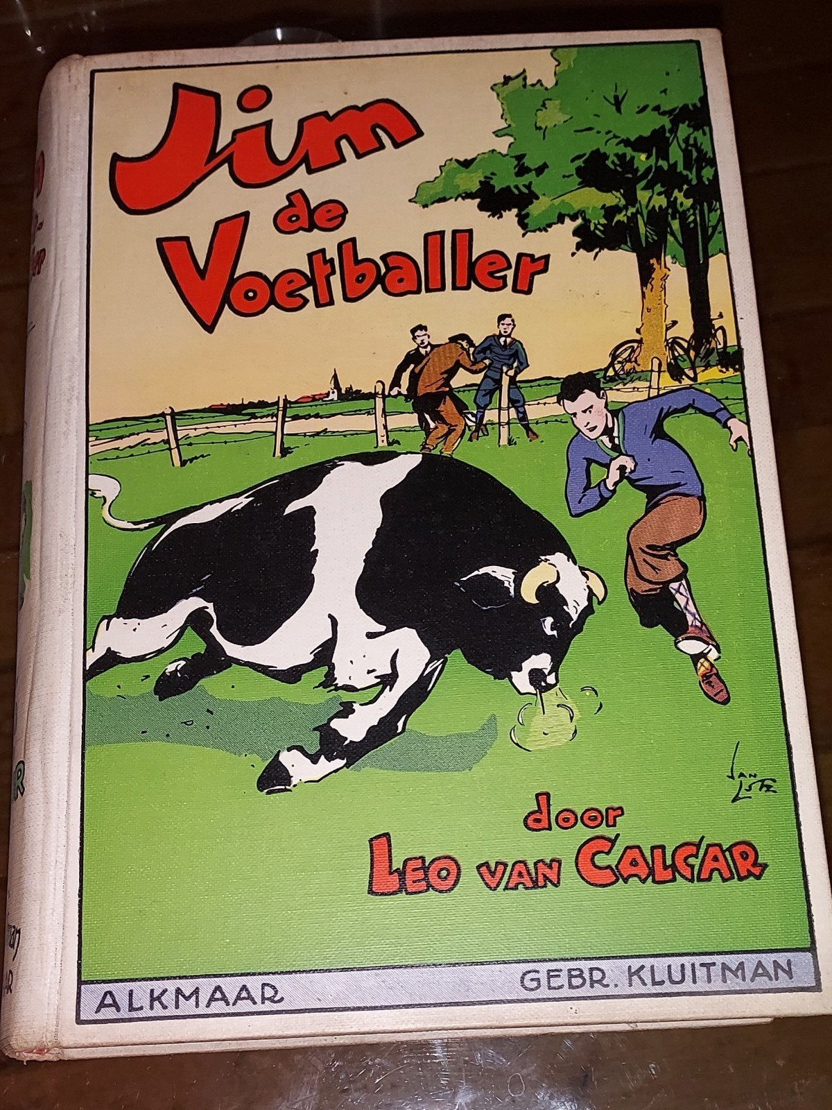 Prachtig oud jeugdboek: Jim de Voetballer (1st druk, 1930) –, Ophalen of Verzenden